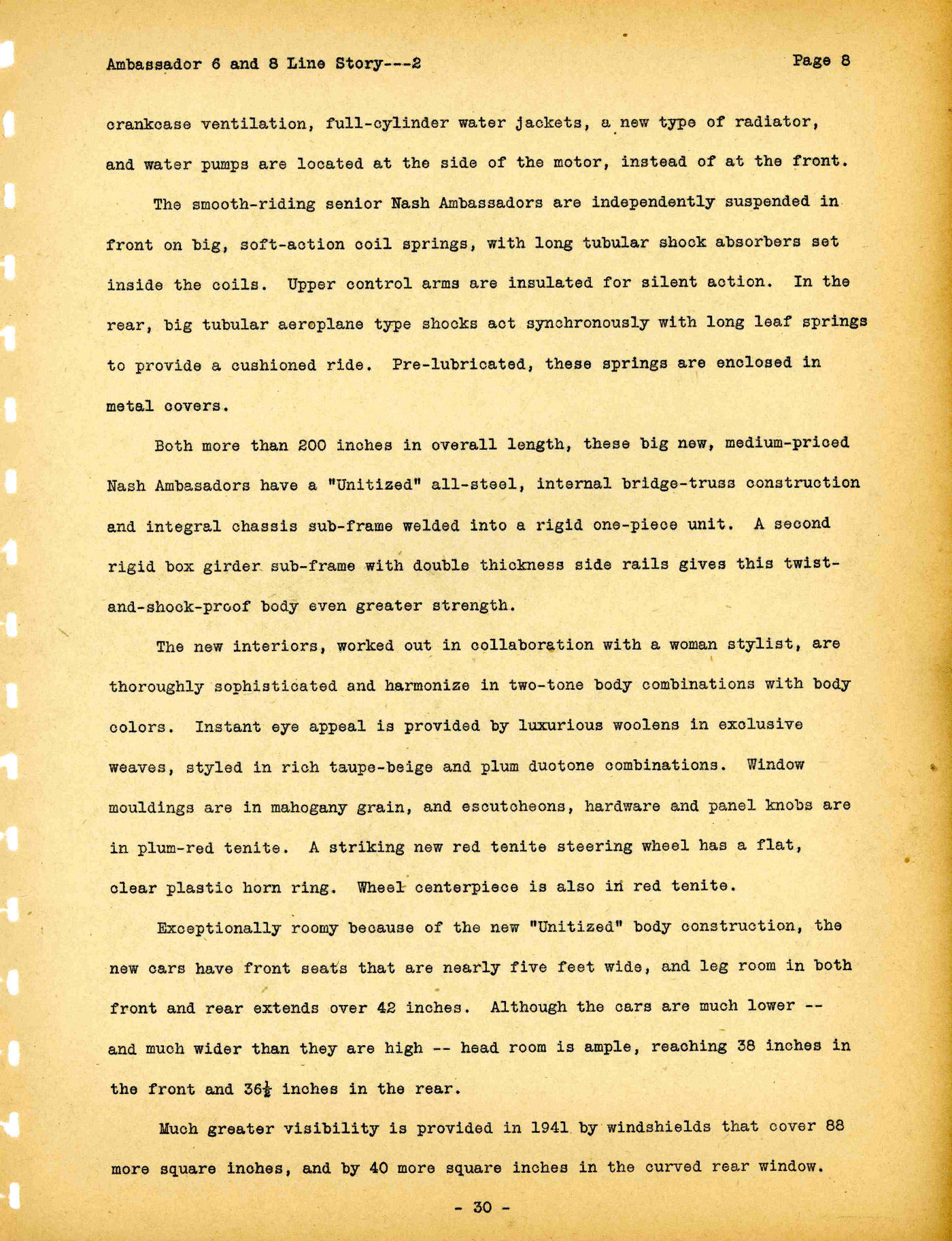 1941 Nash Press Kit Page 98